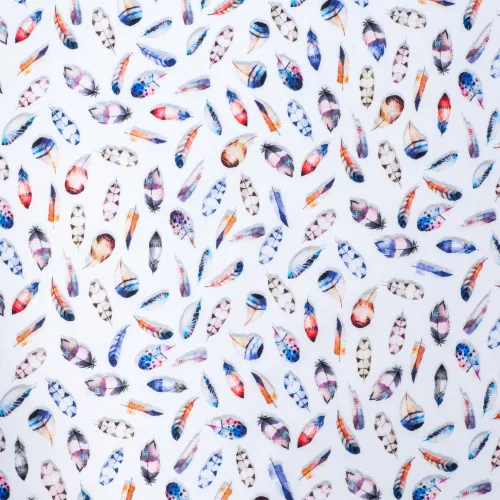 'Fluttering Feathers' fabric swatch